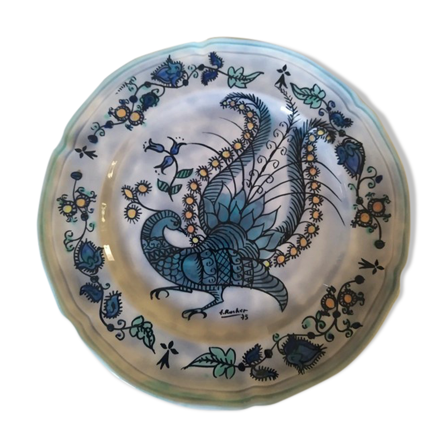 Plate E. Rocher for St Renan