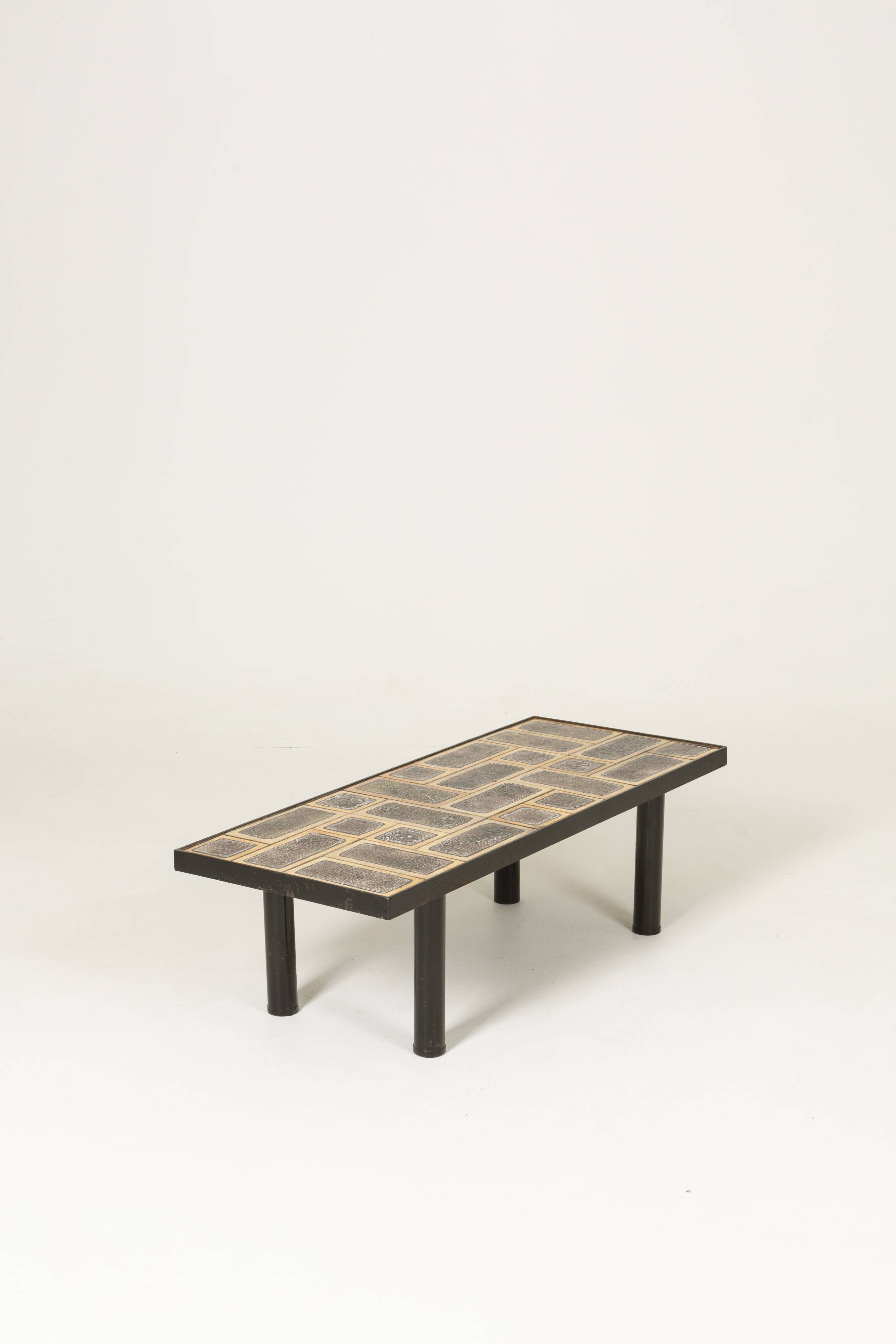 Table basse céramique vintage