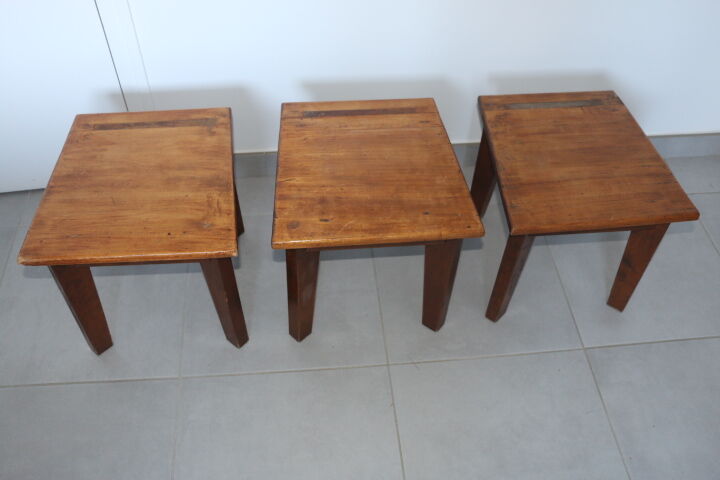 3 asymmetrical side tables