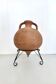 Hand-Modeled Earthenware Jar with a Black Varnished Iron Stand, Italy
