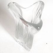 Vase cristal Lux Glass Années 50 Hauteur 27,5 cm