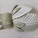 Vintage palm leaf wall lamp