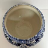 Vase - Cachepot in baroque earthenware from Saint Clément, 19th century