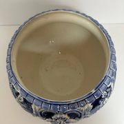 Vase - Cache pot en faïence baroque de Saint Clément, XIX eme