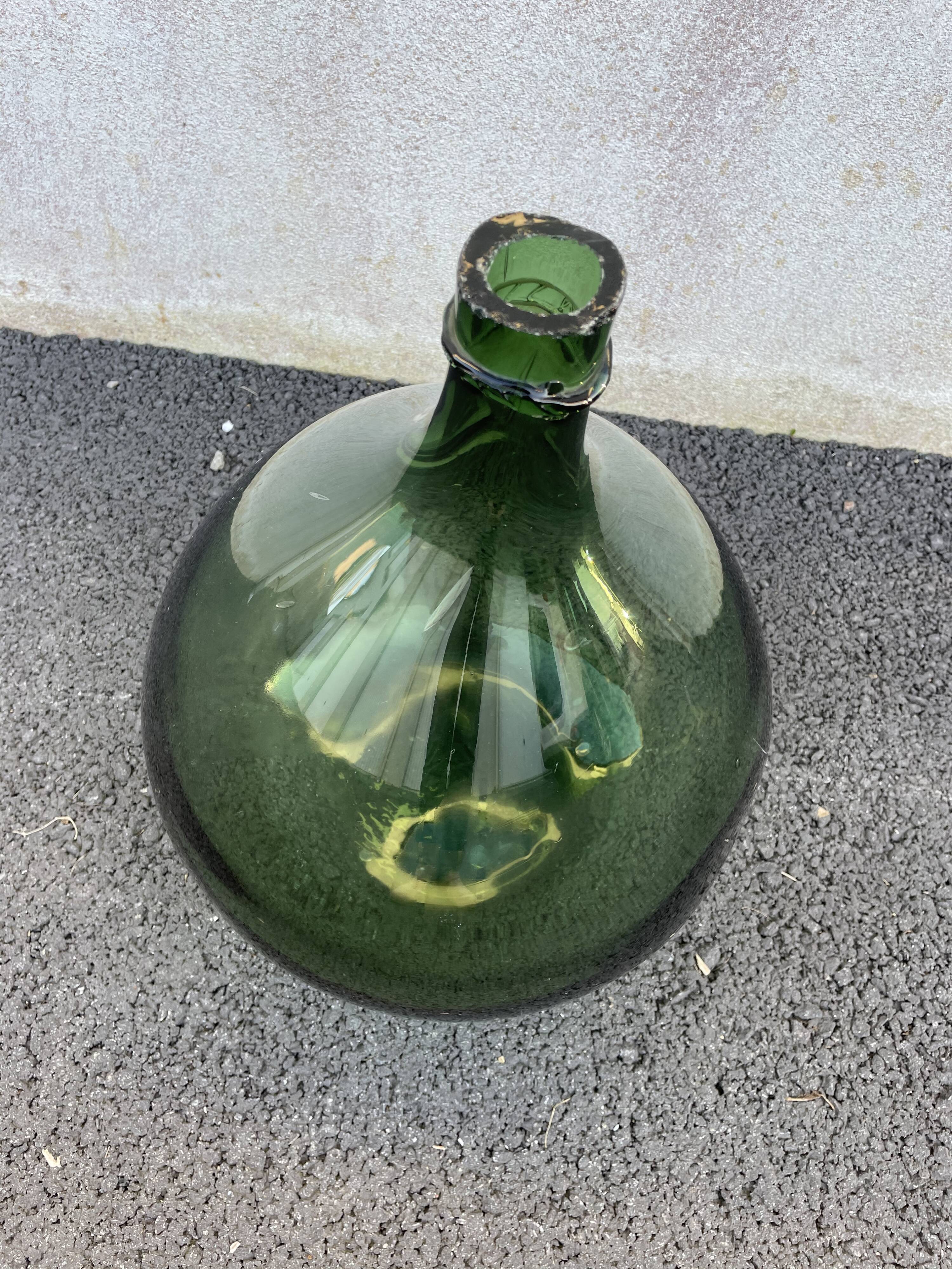 Demijohn blown green 25L