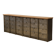Strafor cabinet with flaps, 6 columns, oak top, 1950s.
