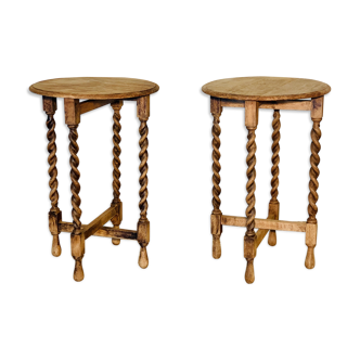 Paire de guéridons 1900