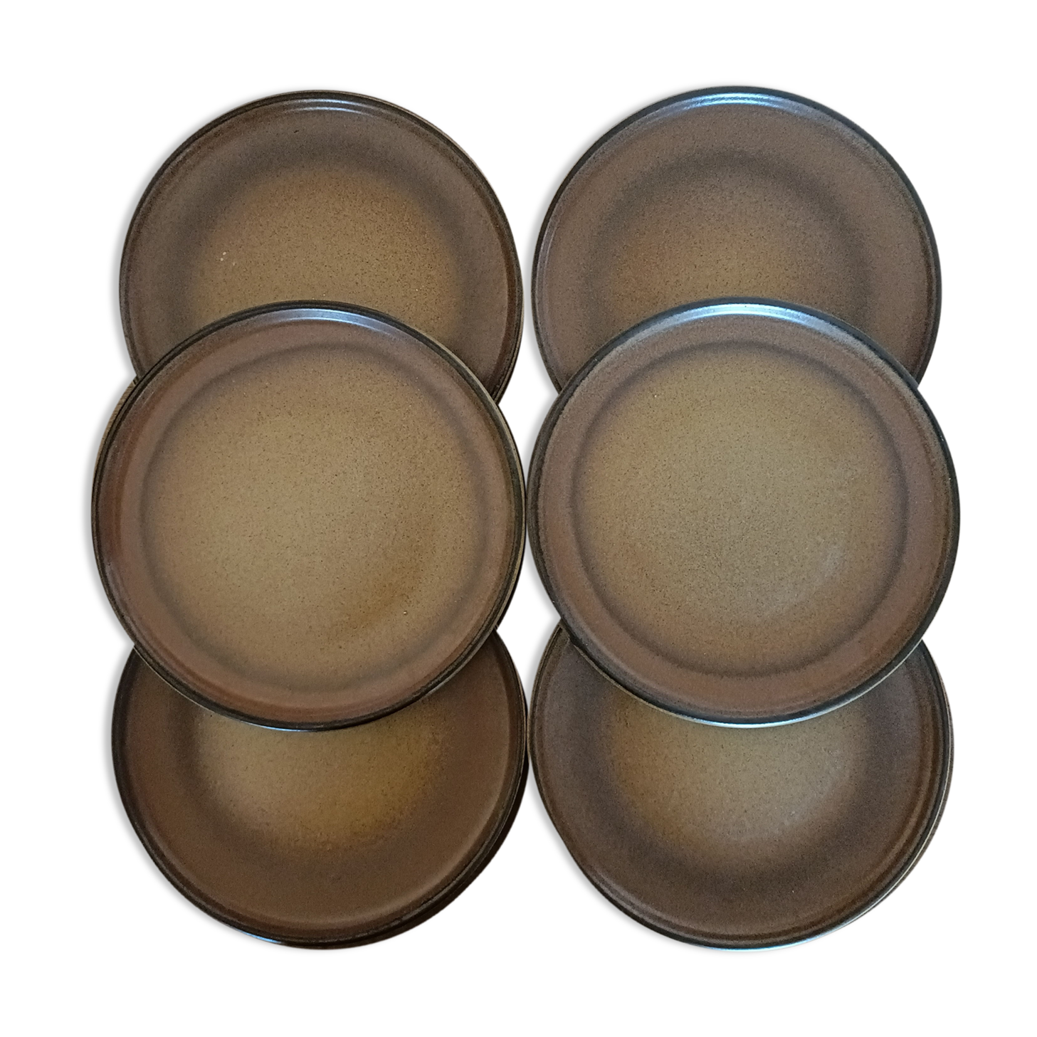 Dessert plates in Rigny sandstone