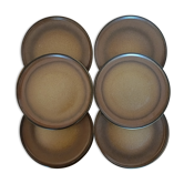 Assiettes à dessert en grès de Rigny