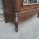 Old hosiery shell mirror cabinet Louis XV XIXth century beveled mirror mercury 2 drawers