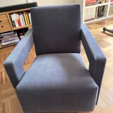 Fauteuil Utrecht – Gerrit Rietveld – Cassina – Tissu Pamir