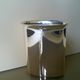 Scandia Present-Sweden silver metal vase- design Gunilla Lindahl c.1970