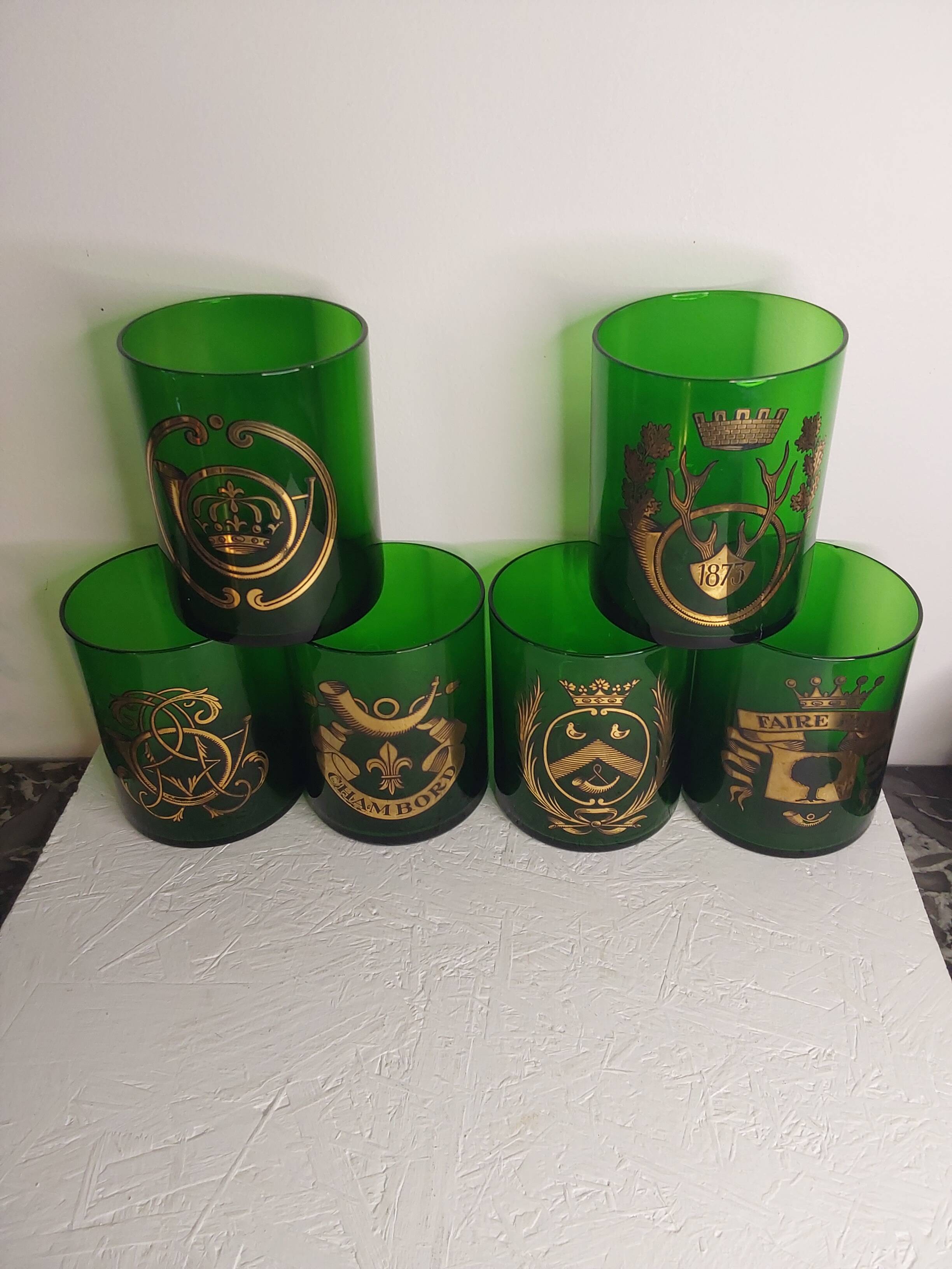 6 coat of arms glasses