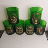 6 coat of arms glasses