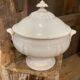 19th century Paris white porcelain tureen