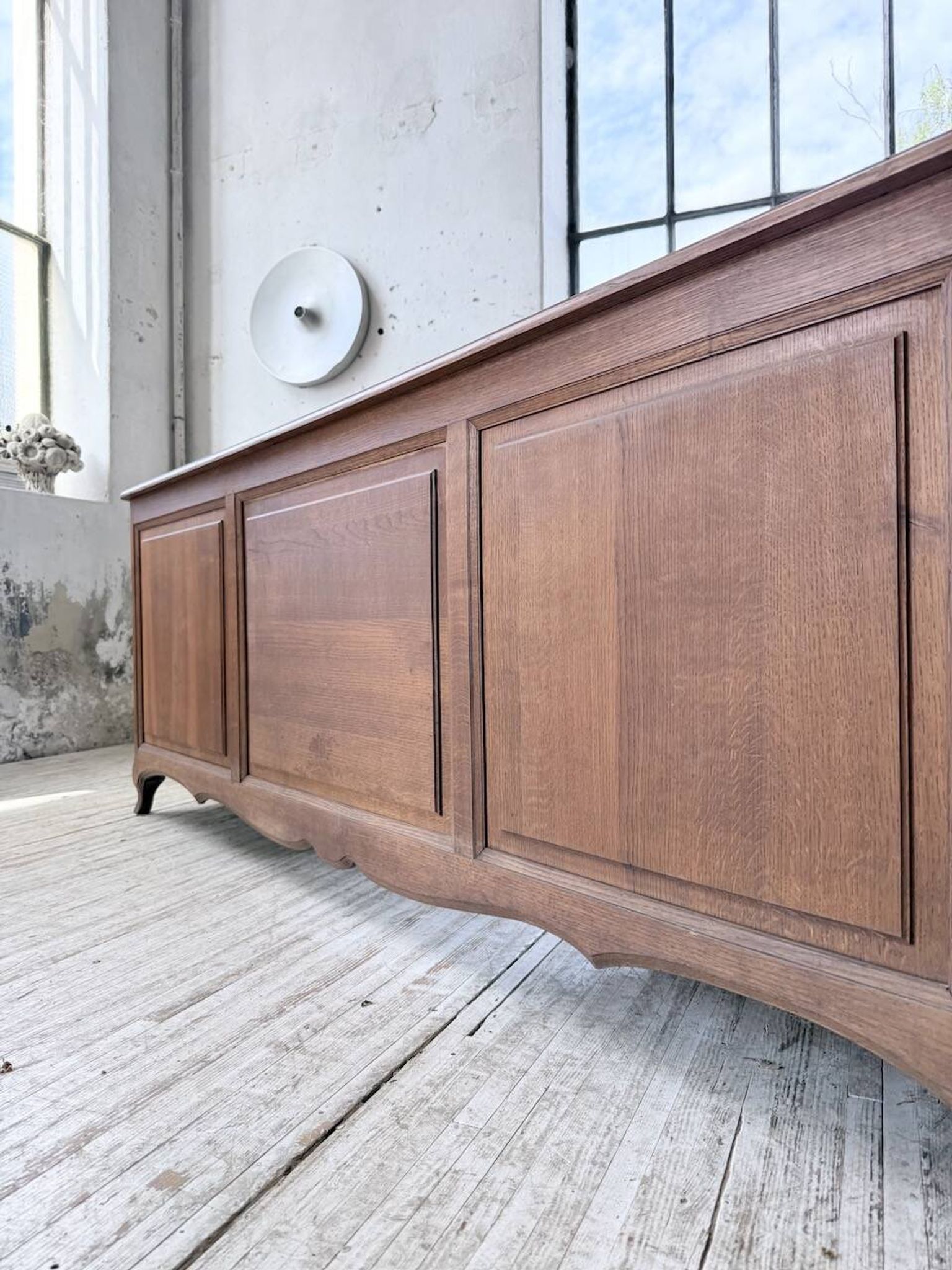 Oak desk or counter 1960