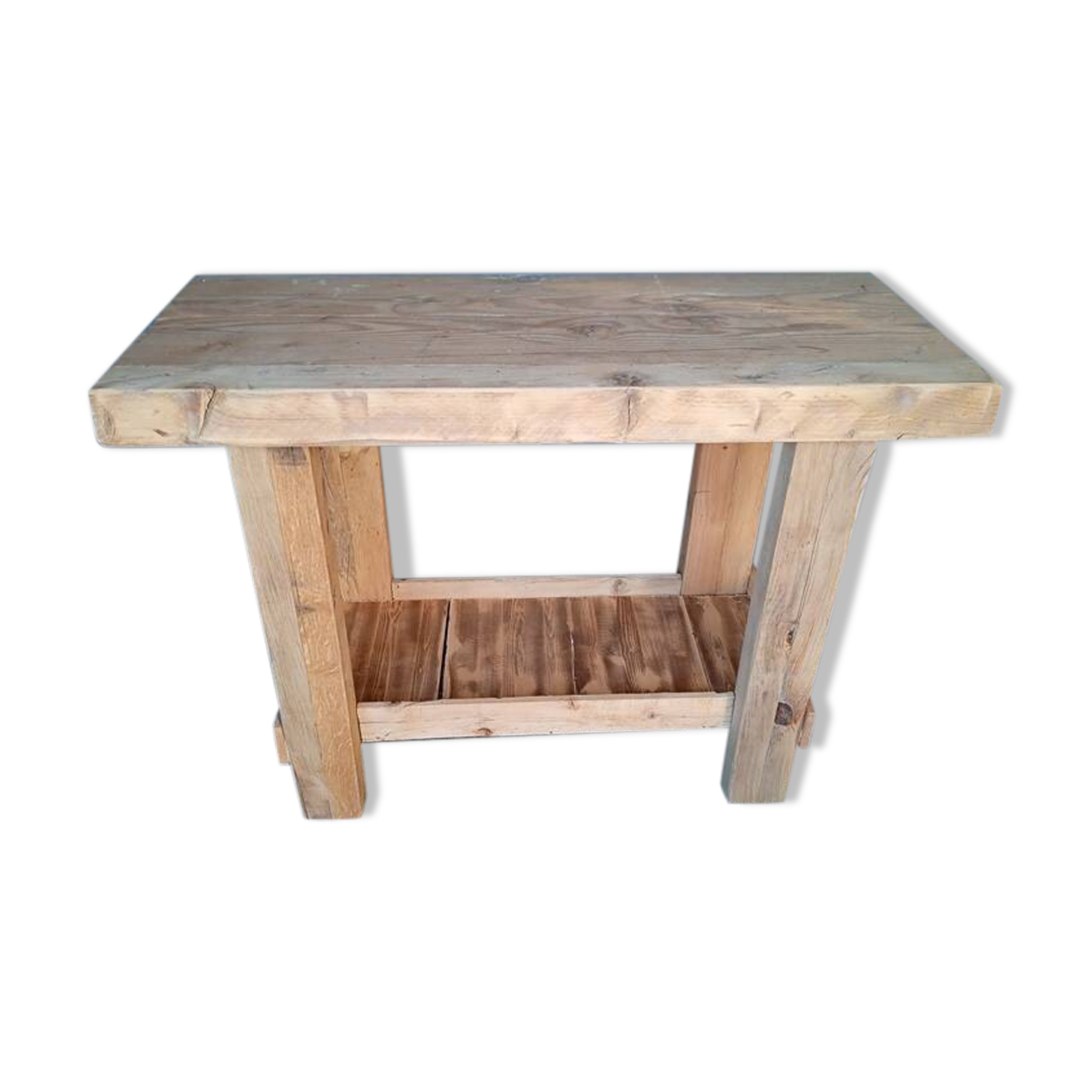 Workbench 120cm old solid wood