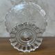 Glass fruit bowl on foot