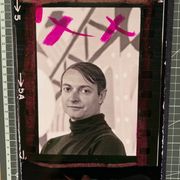 Rare portrait circa 1968 of Pop Artist Roy Lichtenstein (1923-1997)