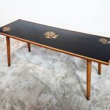 Table low vintage compass