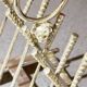 Art Deco Silver Plated Golf Ball and Club Toast Rack – Vintage Luxury Tableware