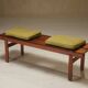 Italian slatted bench, 1960s