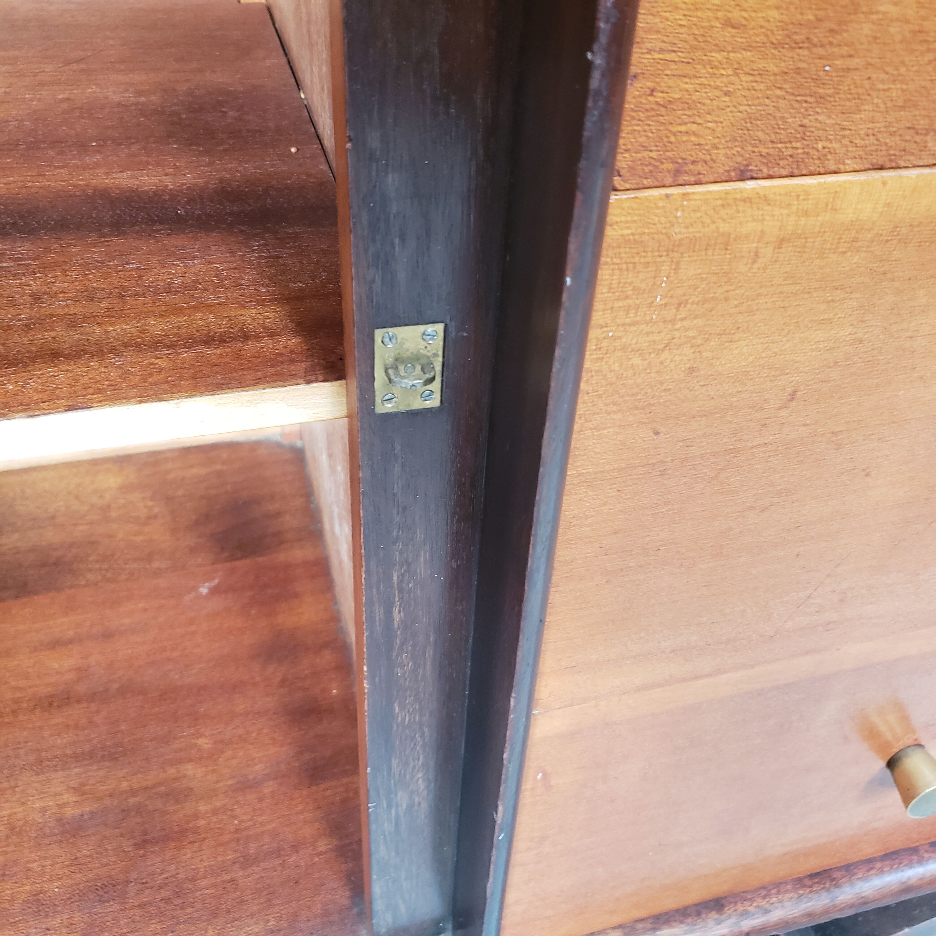 Enfilade art deco in vintage rosewood