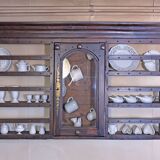 Large wall cupboard from the 19th century, exceptional size.