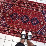 Tapis Vintage Shiraz Fait Main – 97 x 151 cm - 1C1018