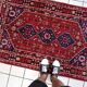 Tapis vintage Shiraz fait main