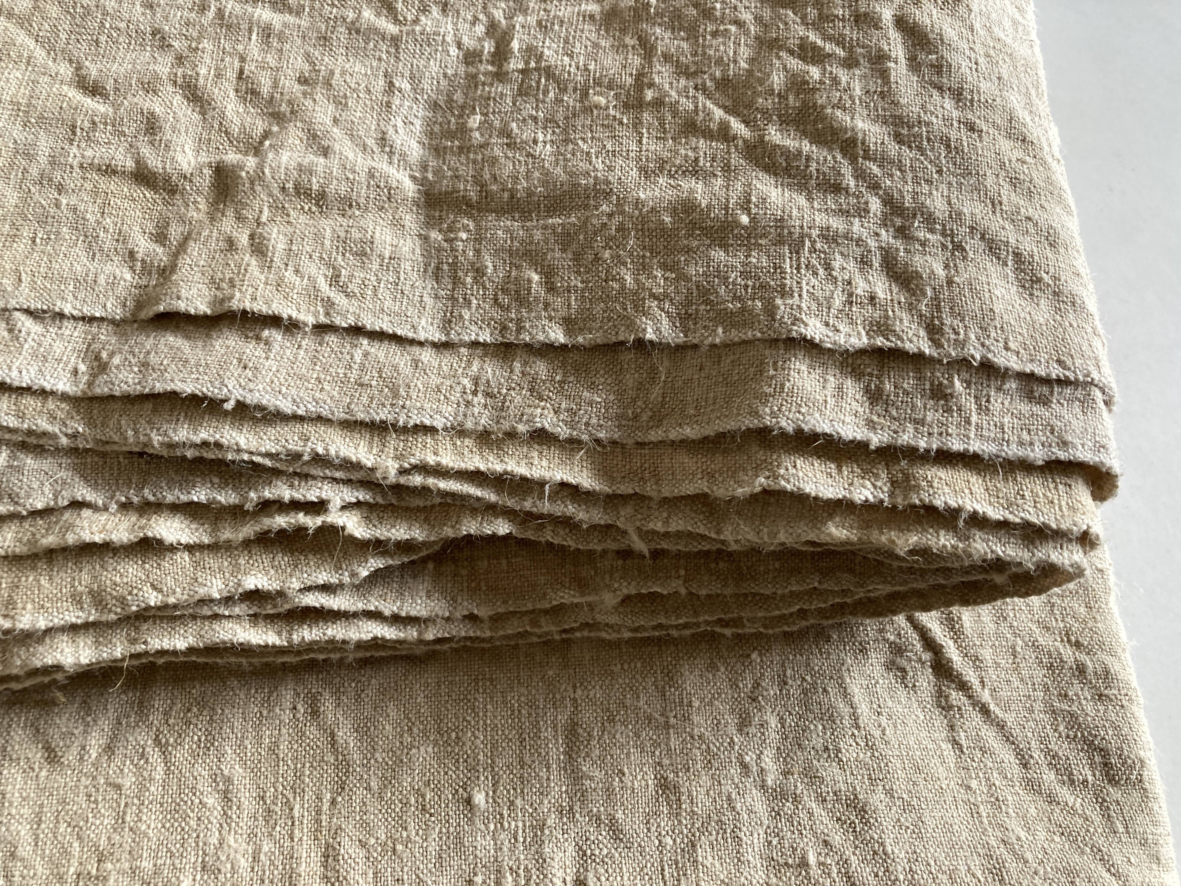 Nappe de réserve en chanvre brut 19e 240cm