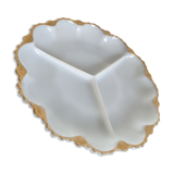 Vintage opaline servant with gilding