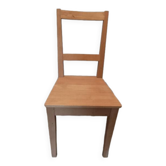 Solid wood chair