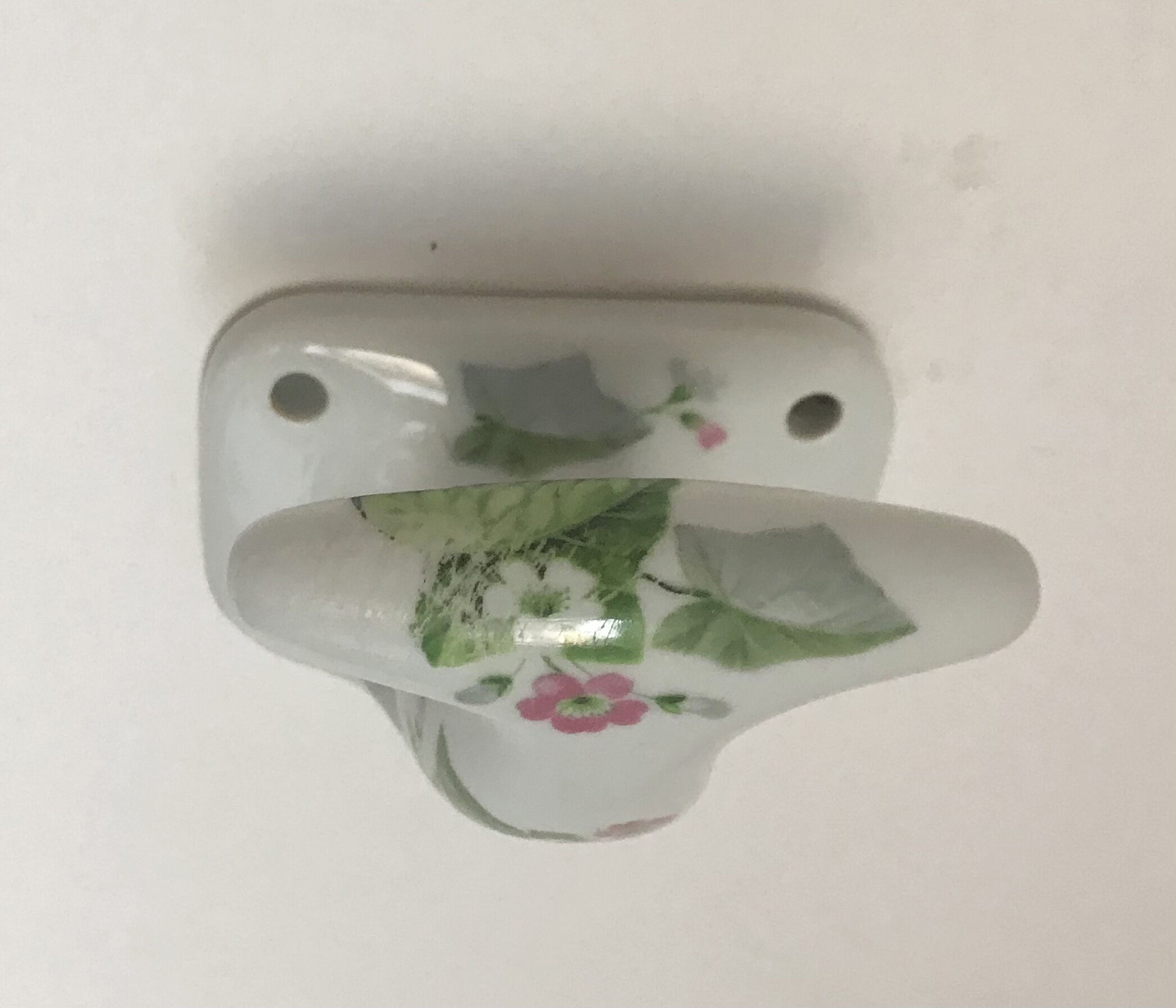 Set of 5 Limoges porcelain patères