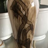 2 vases blown glass signed