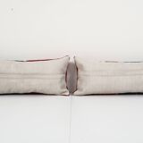 10" x 20" set of two oriental boho pillow kilim pillow cover chair pillow small oblong, set turkish