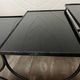 3 nesting tables 1950 Jean Royère wrought iron black opaline vintage
