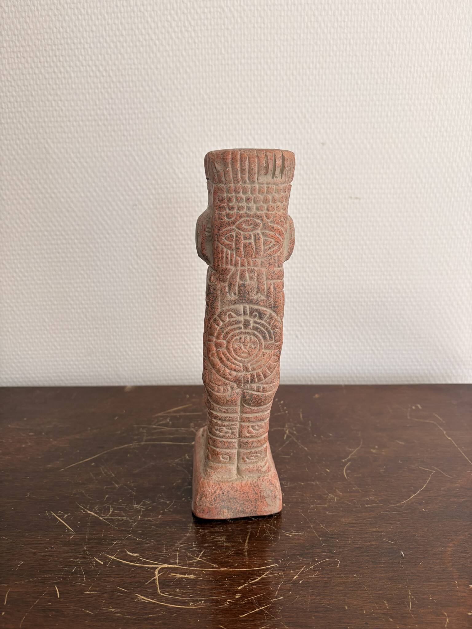 Ancient Atlantean Sculpture from Tula, Toltec Mexico, Terracotta Pottery