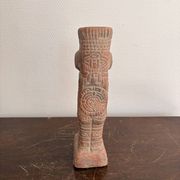 Ancient Atlantean Sculpture from Tula, Toltec Mexico, Terracotta Pottery