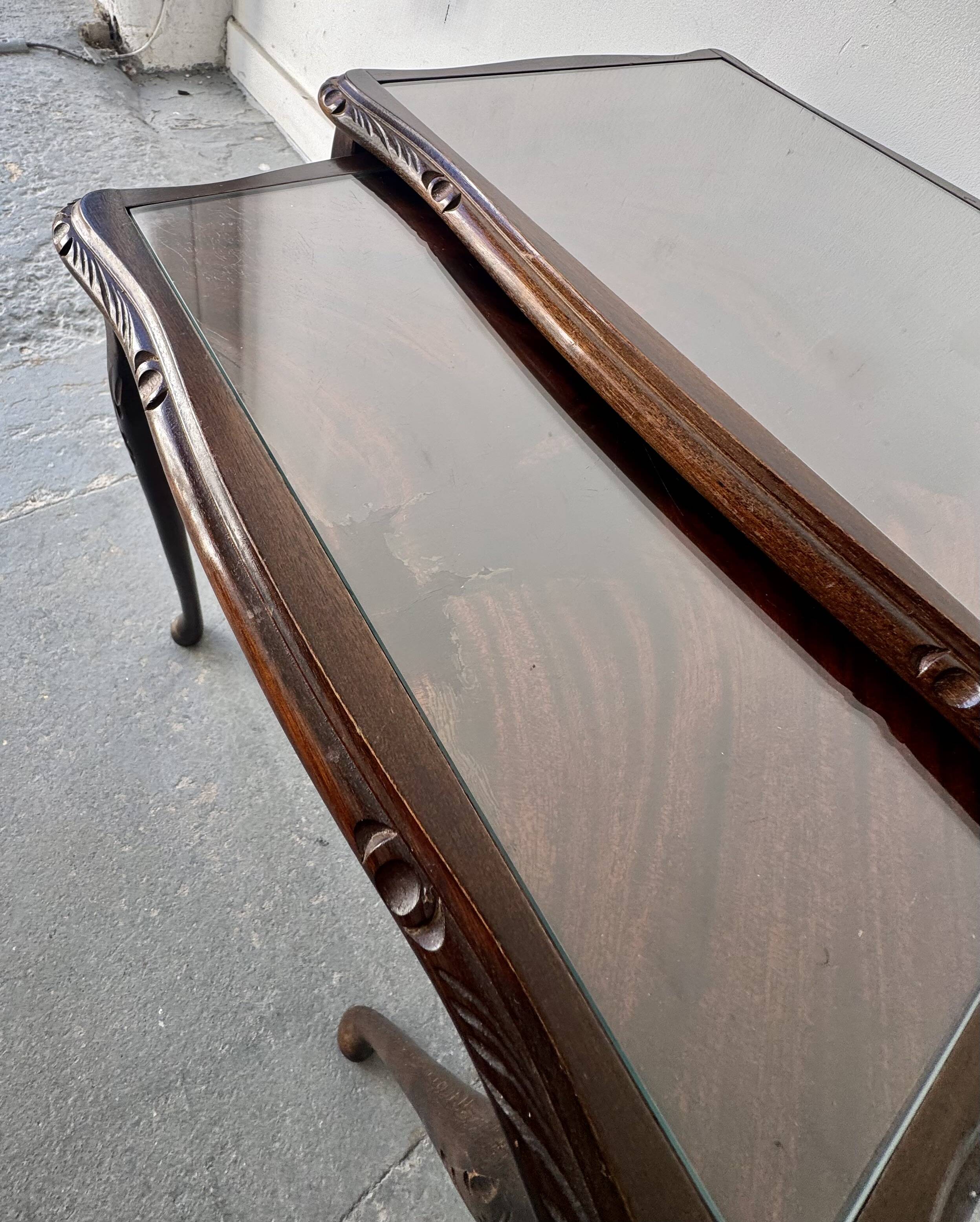 Ensemble de tables gigognes vintage