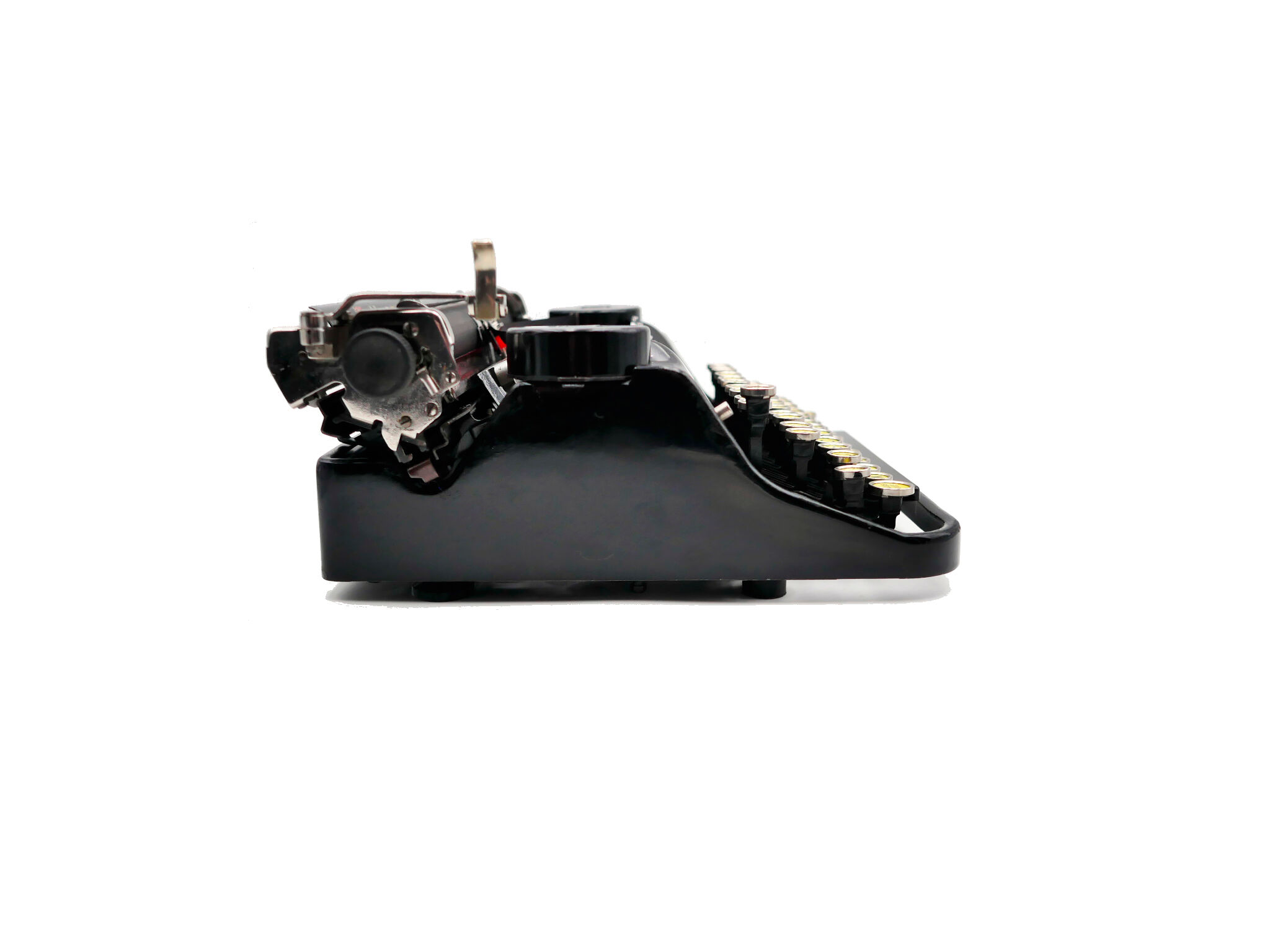 Underwood Portable 4 Bank Typewriter Revised New Black Ribbon 1930