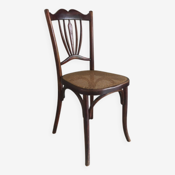 Vintage caned bistro chair