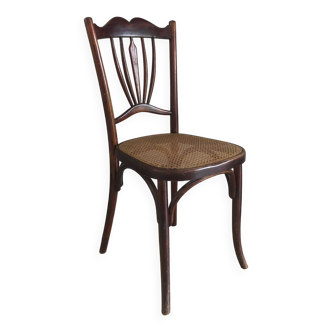 Vintage caned bistro chair