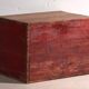 Antique Chinese chest in green lacquered elm – China, circa 1900