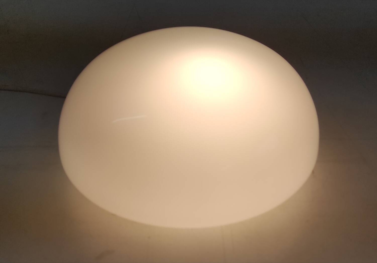 Opaline globe ceiling light - 50s/60s