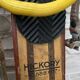 Pair of vintage Rossignol Hickory wooden skis