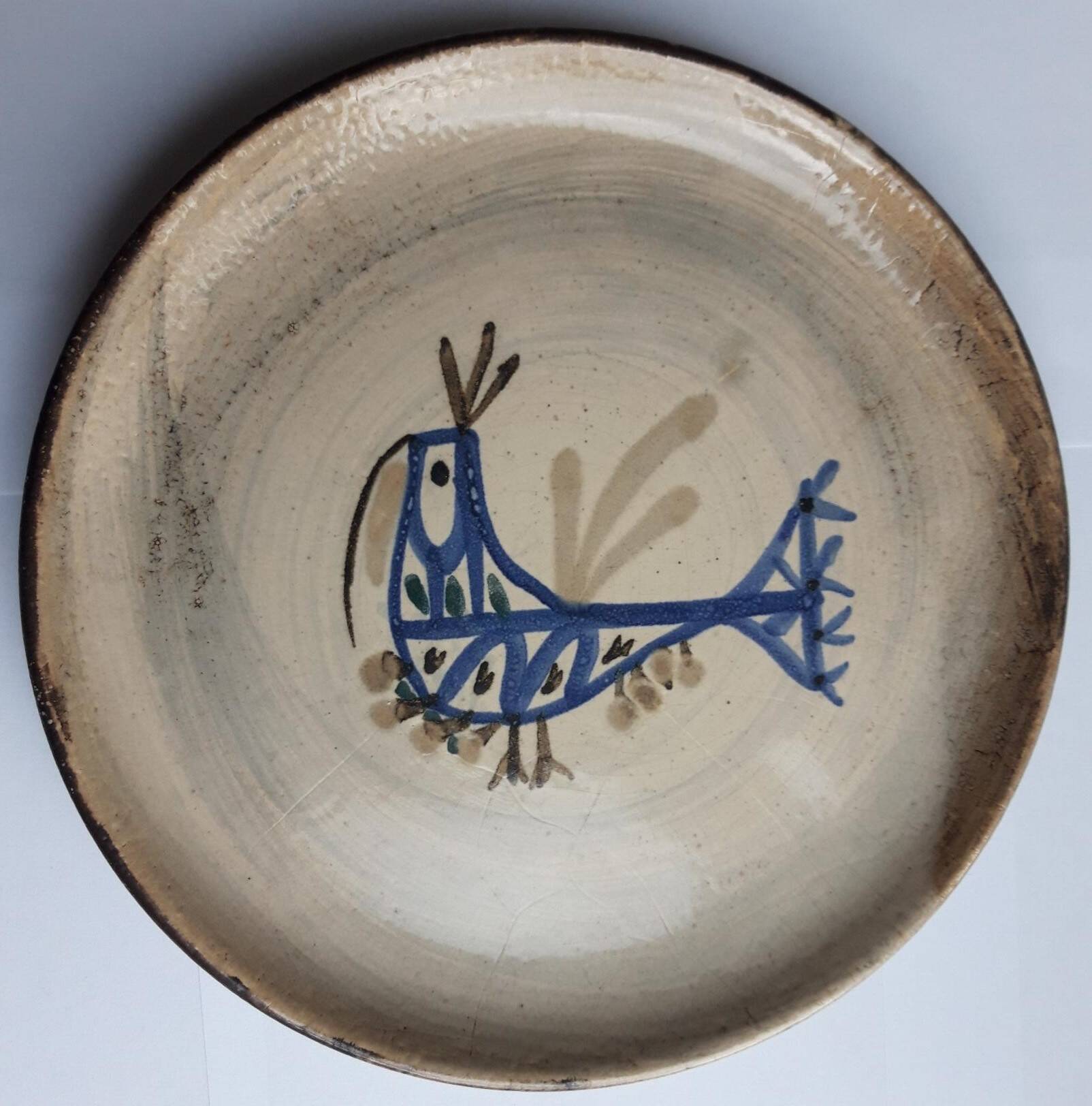 Gustave REYNAUD dish "The Mulberry"