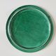 Green ceramic straw effect trivet