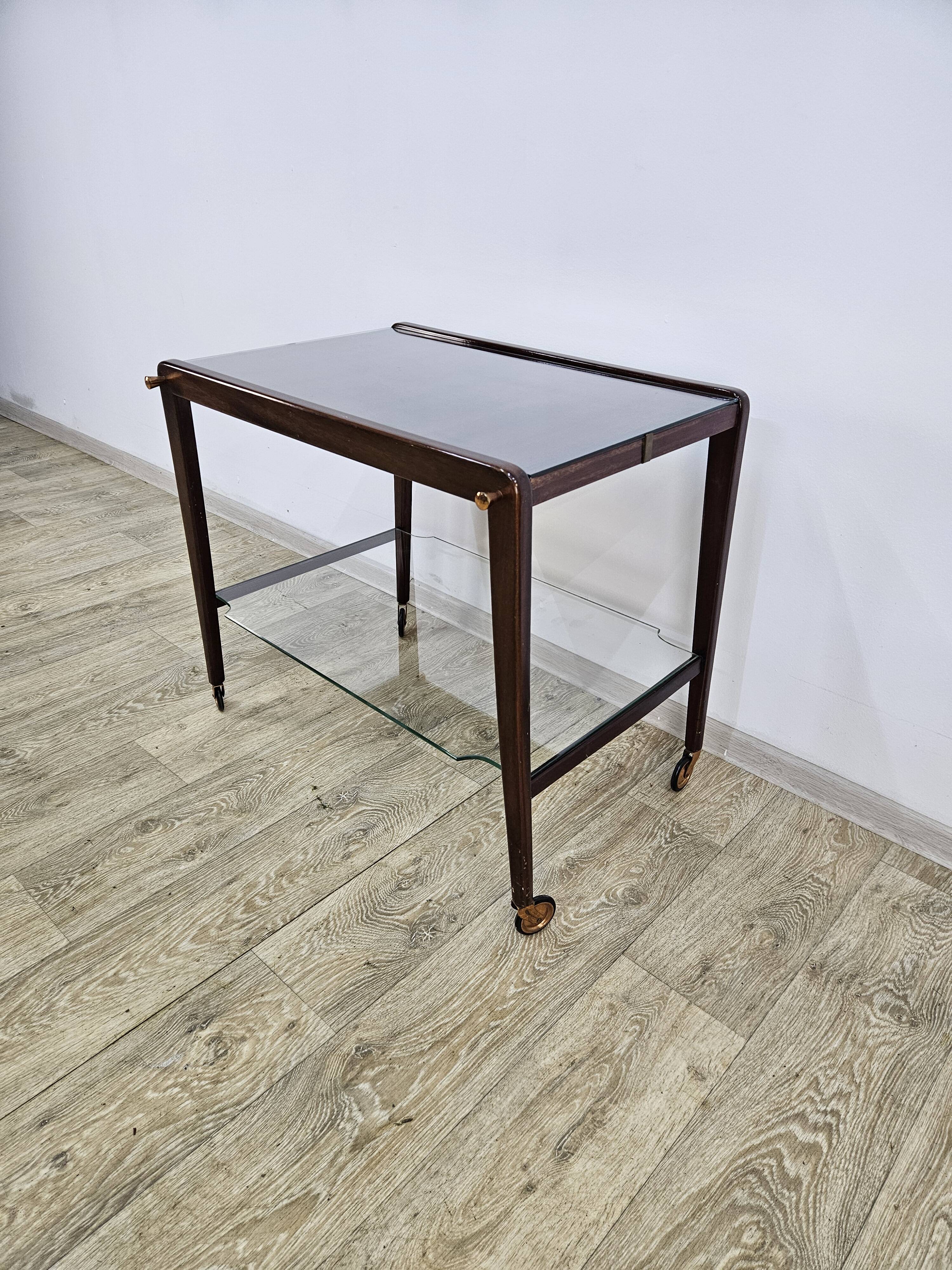 Mobile bar table, France, 1960s.