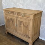 Buffet 2 porte bois massif aérogommé
